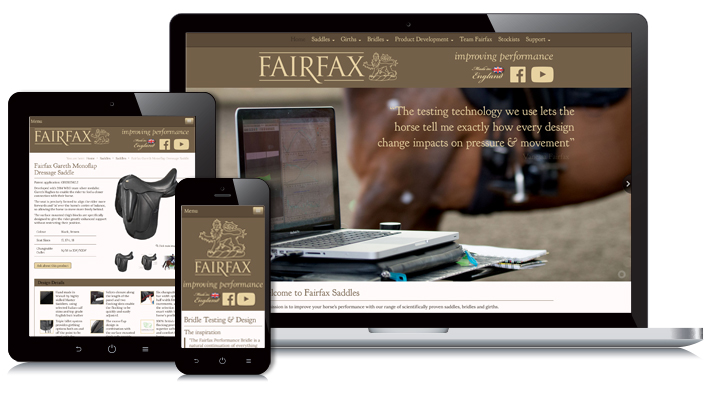 Fairfax Saddles Web Design